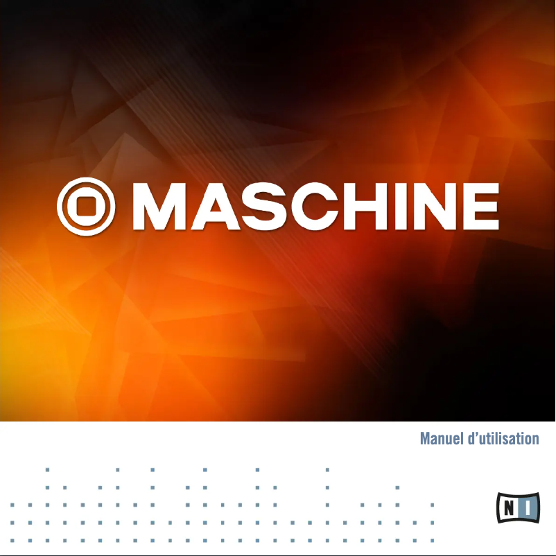 Page 1 of the manual User Manual Native Instruments Maschine 2.0 MK1