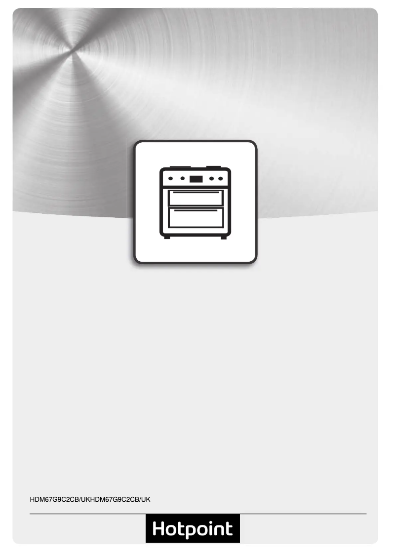 Página 1 del manual Manual de instrucciones Hotpoint HDM67G9C2CB/UK