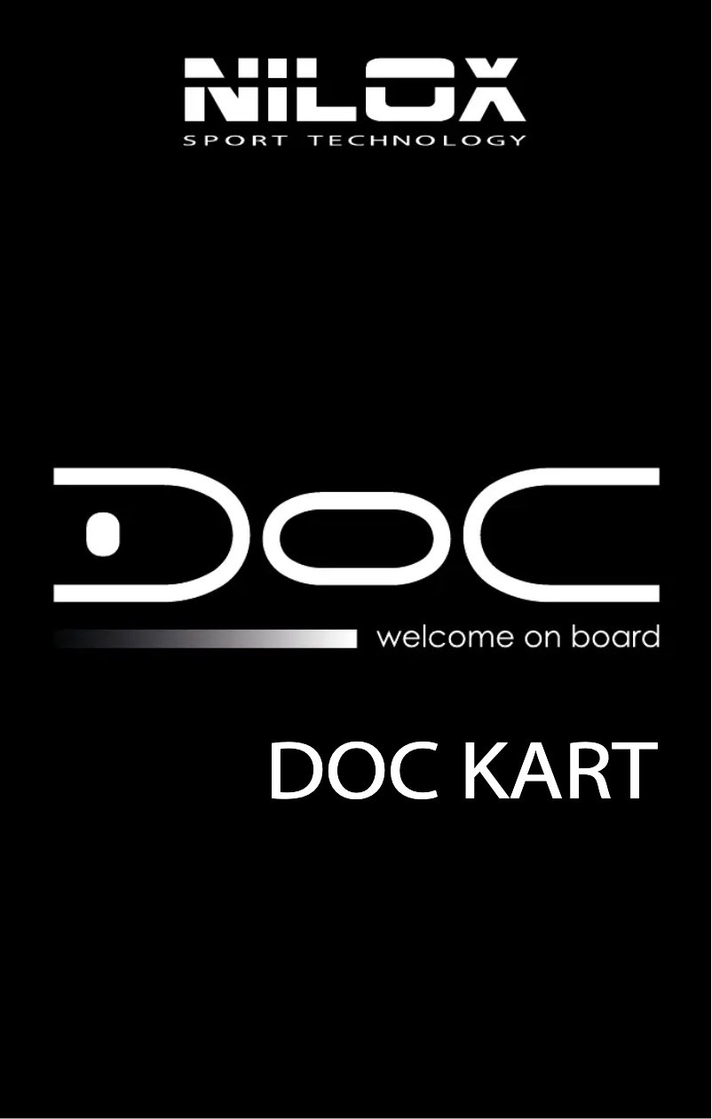 Page 1 of the manual User Manual Nilox DOC KART