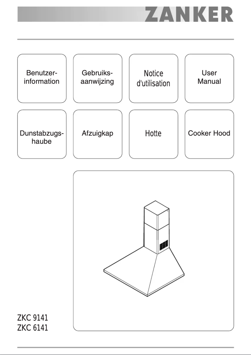 Page 1 de la notice Manuel utilisateur Zanker ZKC 9141