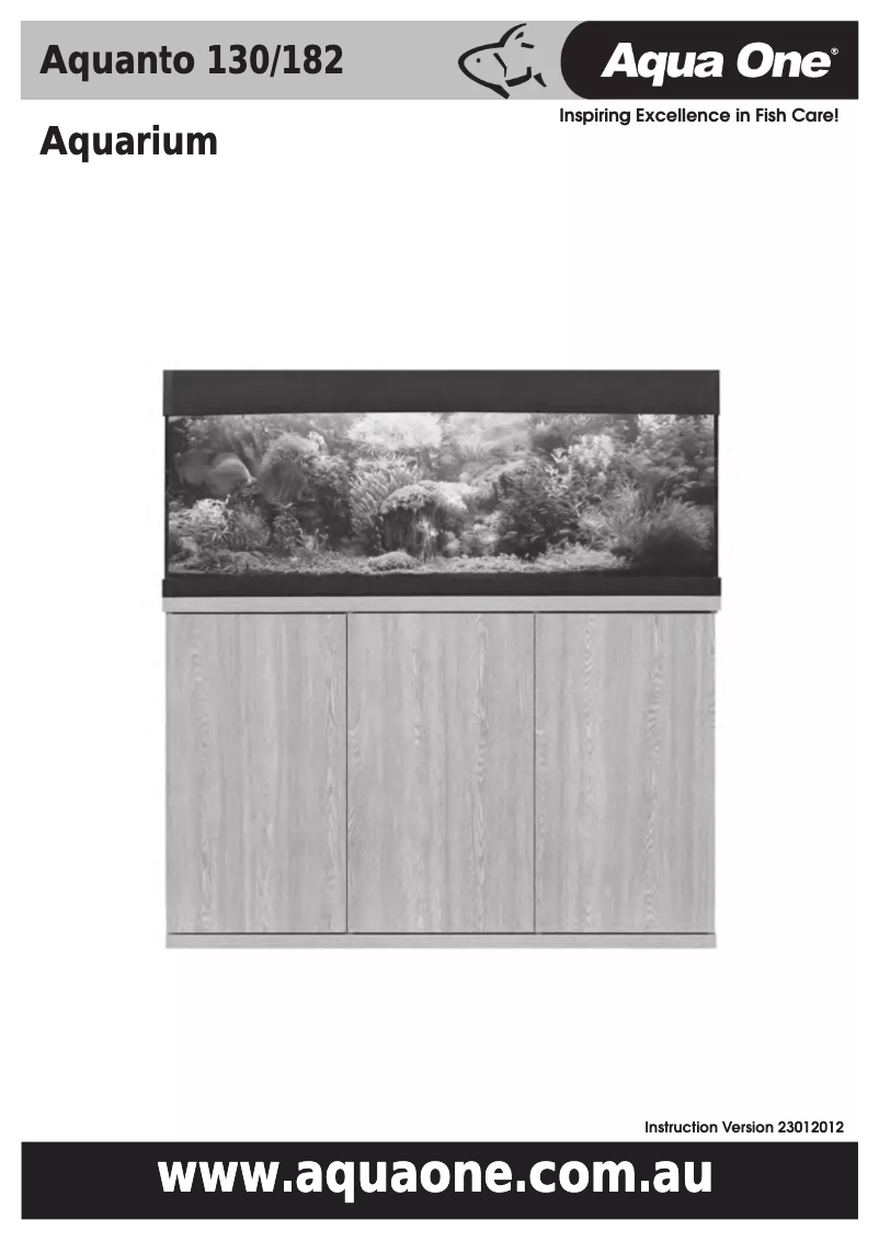 Page 1 de la notice Manuel utilisateur Aqua One Aquanto 130
