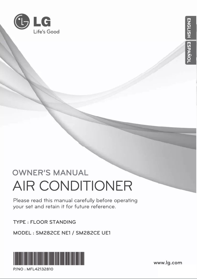 Page 1 de la notice Manuel utilisateur LG SM282CE