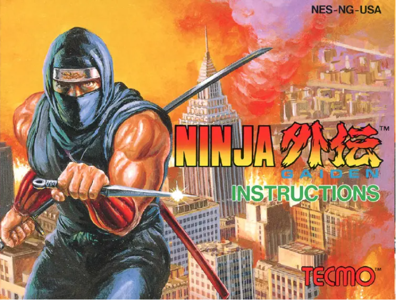 Page 1 de la notice Manuel utilisateur Nintendo Ninja (NES)