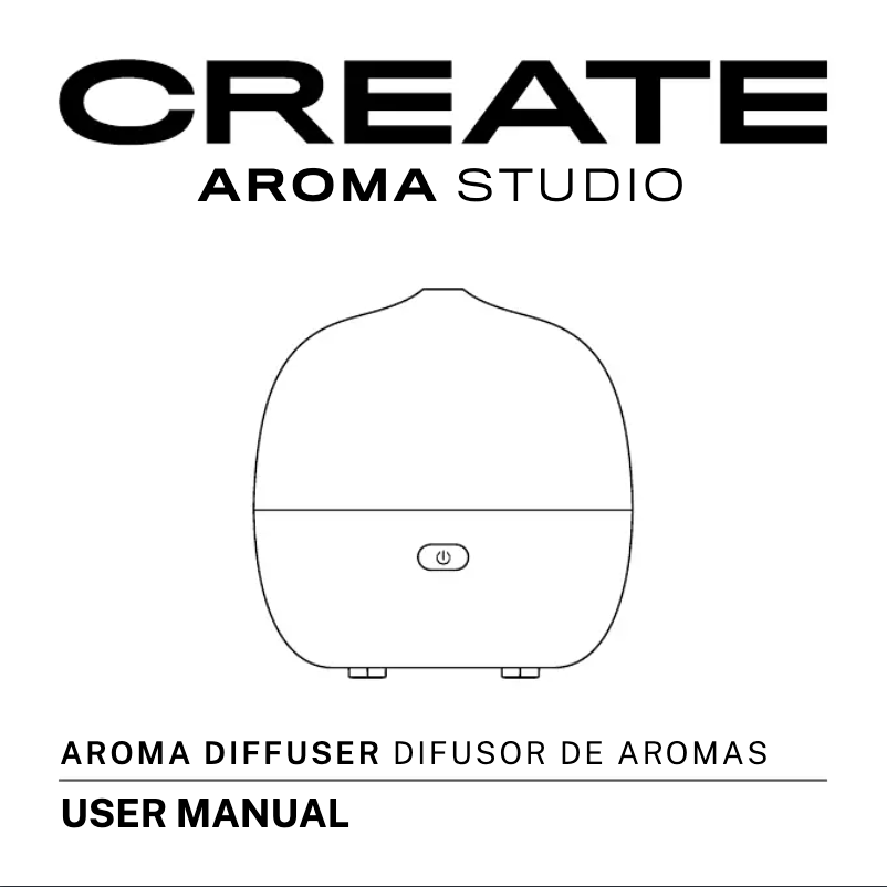Page 1 de la notice Manuel utilisateur Create AROMA STUDIO