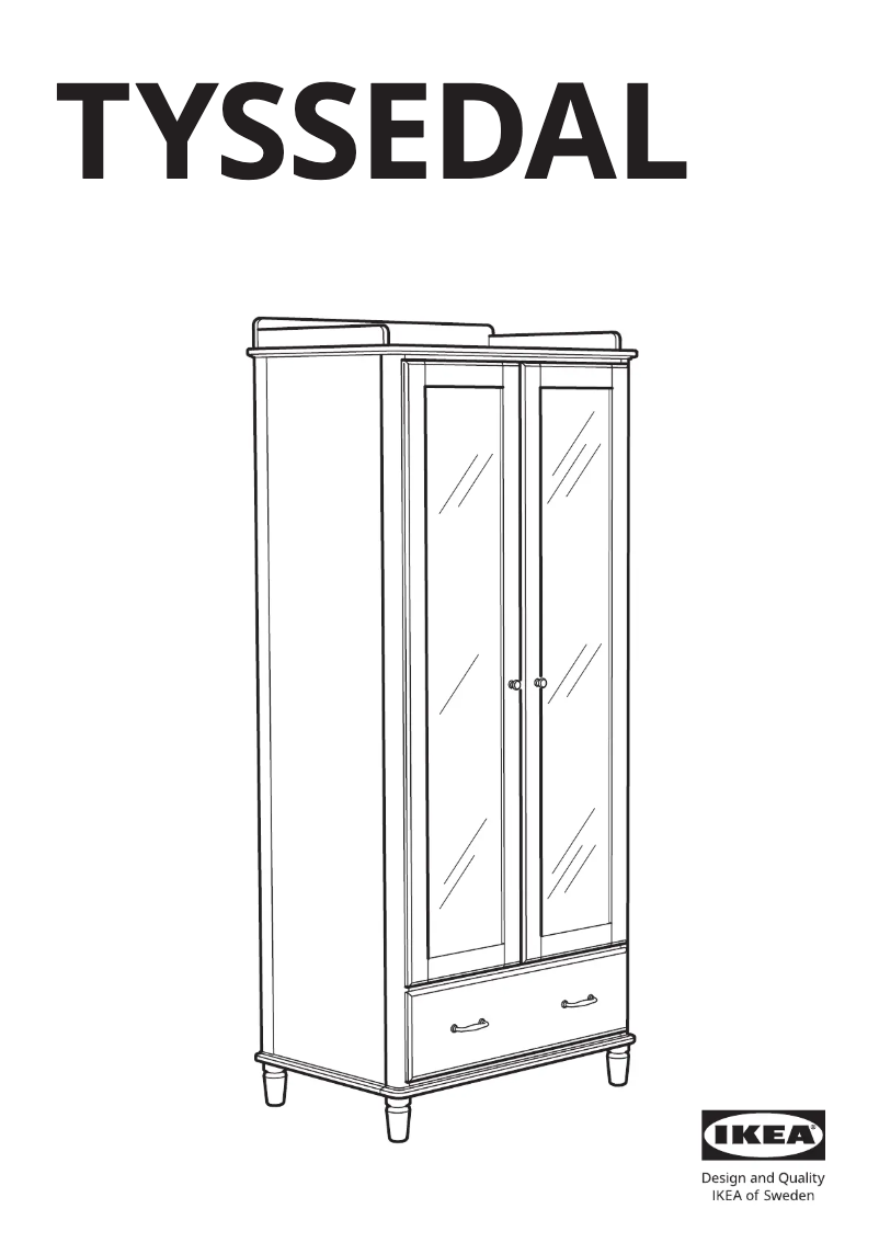 Image de la première page du manuel de l'appareil TYSSEDAL 002.981.28