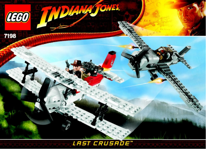 Page 1 de la notice Manuel utilisateur Lego Indiana Jones 7198