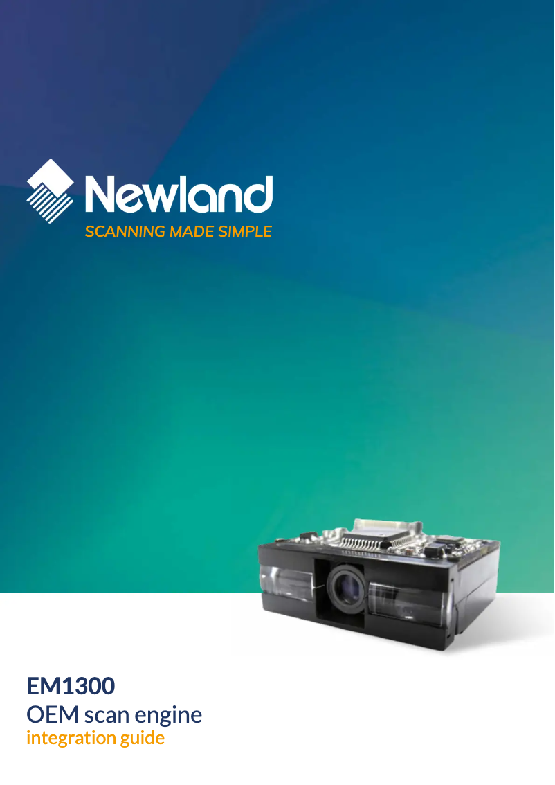 Page 1 of the manual User Manual Newland EM1300