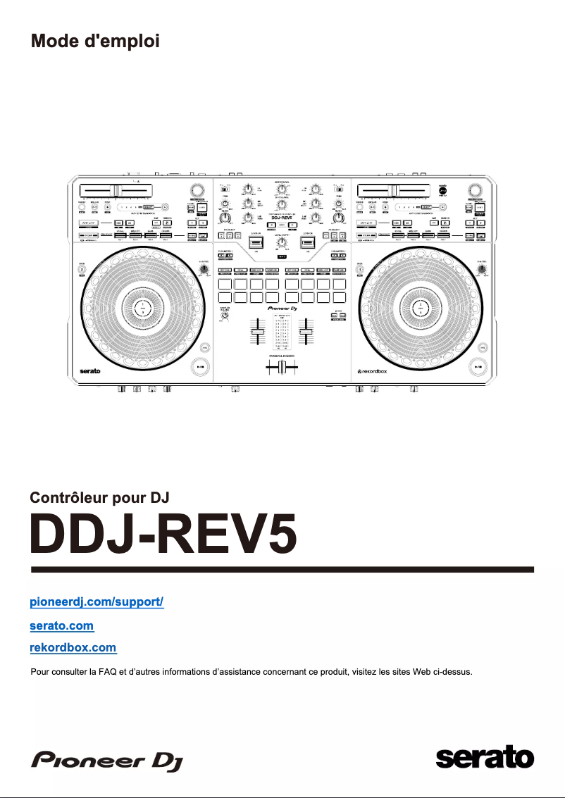 Página 1 del manual Guía de inicio rápido Pioneer DDJ-REV5