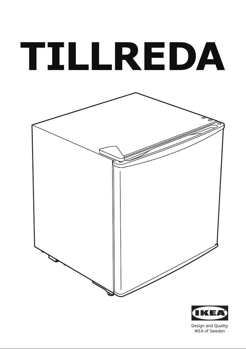 Page 1 de la notice Manuel utilisateur Ikea TILLREDA 605.136.10