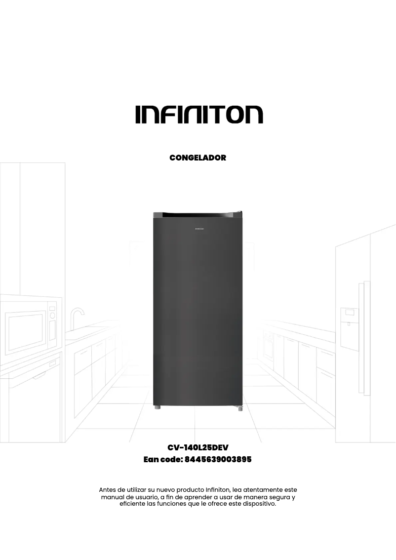 Página 1 del manual Manual de usuario Infiniton CV-140L25DEV