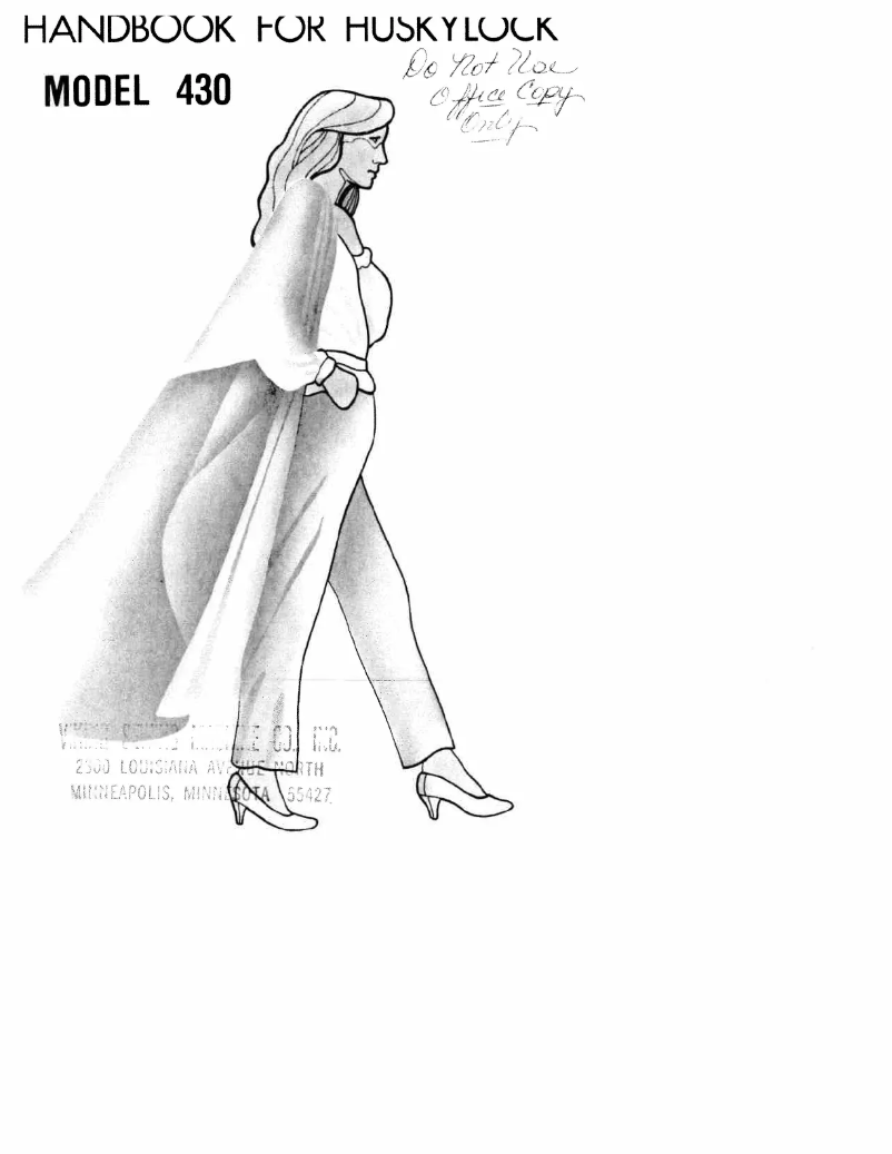 Página 1 del manual Manual de usuario Husqvarna Huskylock 430