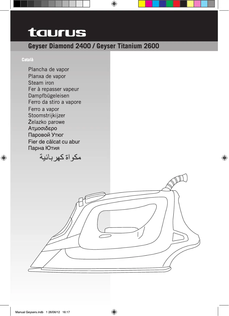 Page 1 de la notice Manuel utilisateur Taurus Geyser Titanium 2600