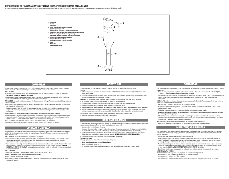 Page 1 de la notice Manuel utilisateur Windmere HB50
