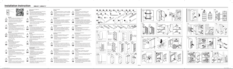 Page 1 de la notice Guide d'installation Samsung BRB3N715EWW