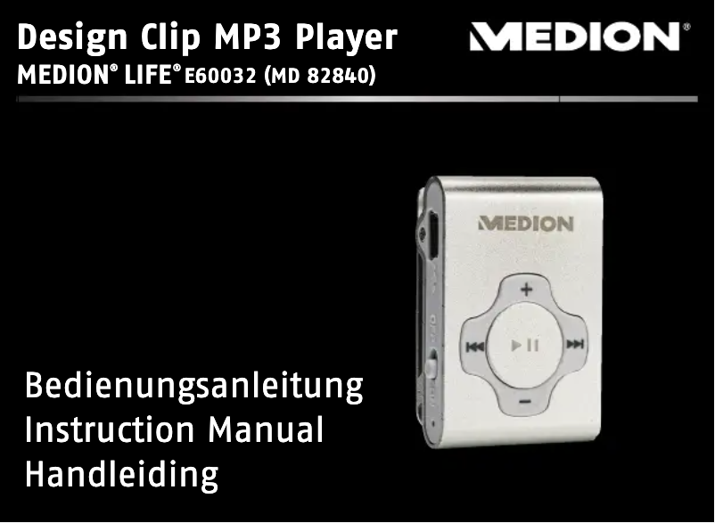 Page 1 de la notice Manuel utilisateur Medion LIFE E60032 (MD 82840)