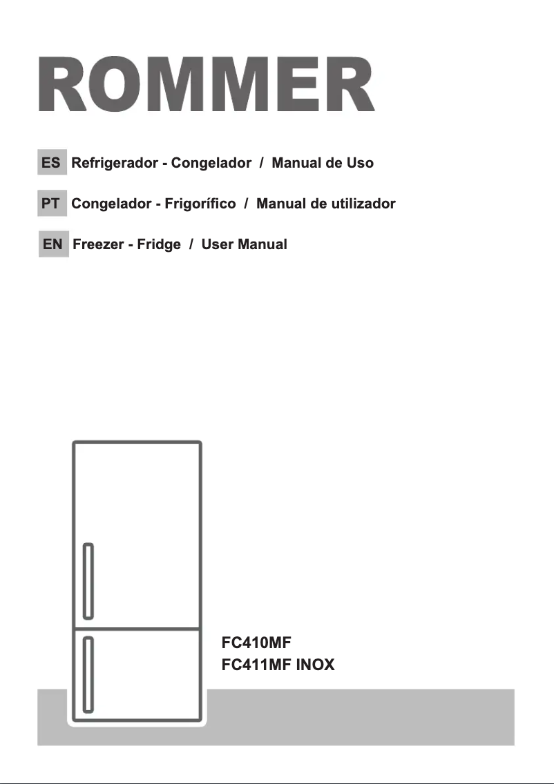 Page 1 de la notice Manuel utilisateur Rommer FC 411 MF INOX
