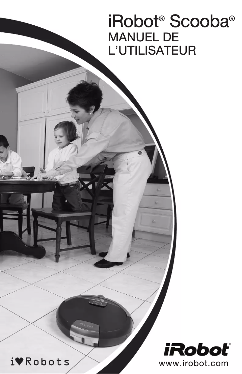 Page 1 of the manual User Manual iRobot Scooba 300