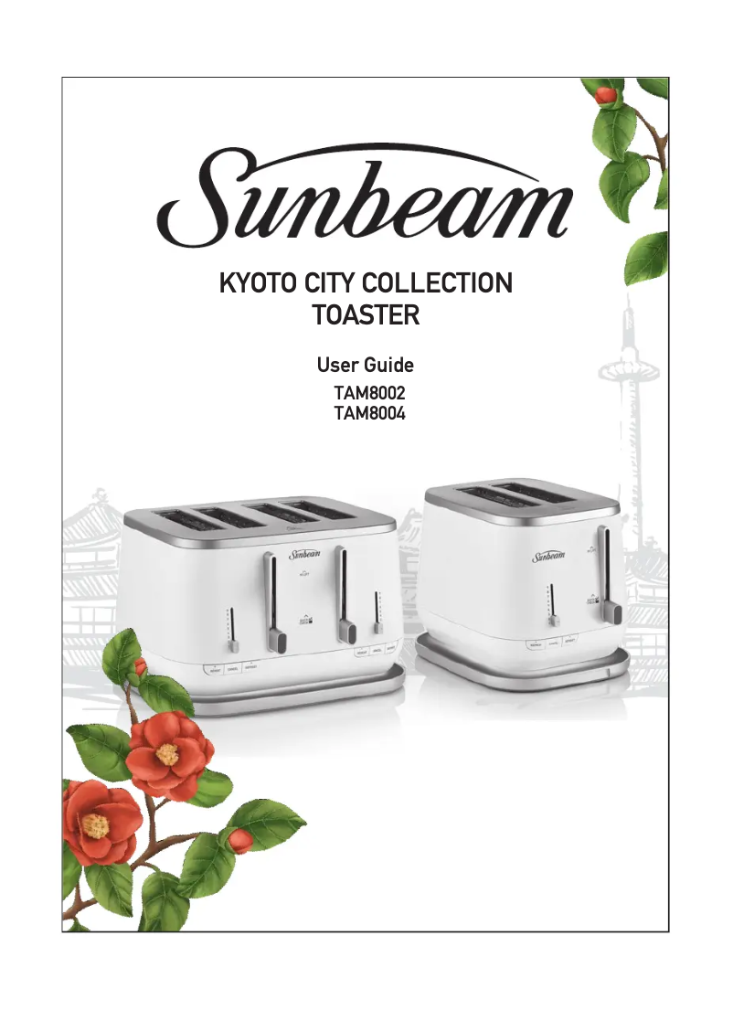 Page 1 de la notice Manuel utilisateur Sunbeam Kyoto City TAM8002BK