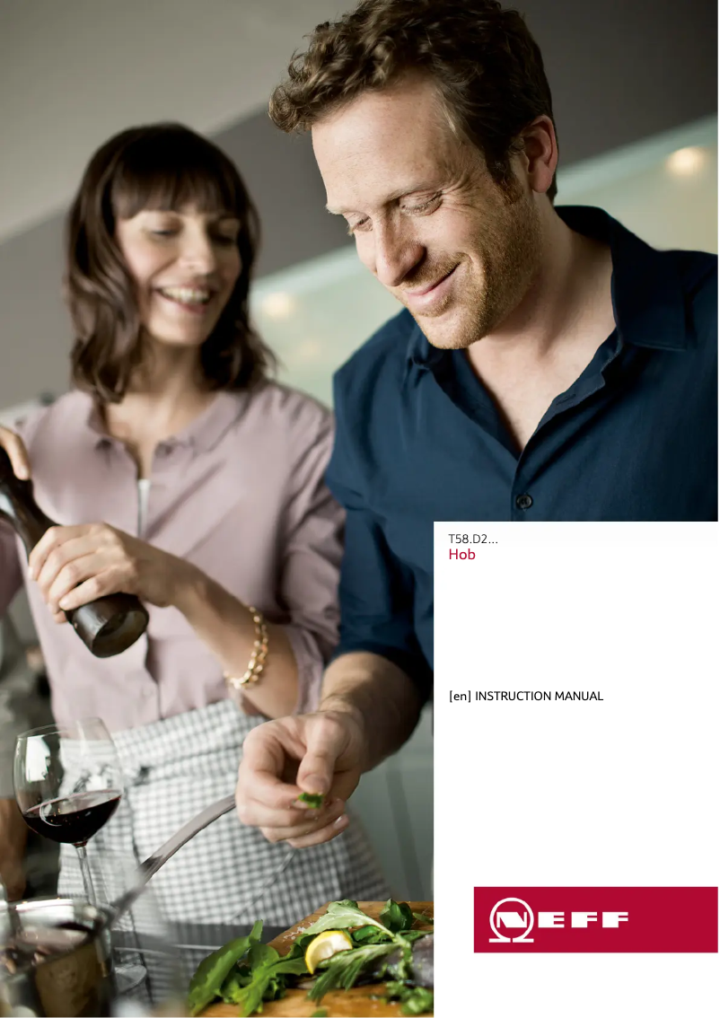 Page 1 of the manual User Manual Neff T58BD20N