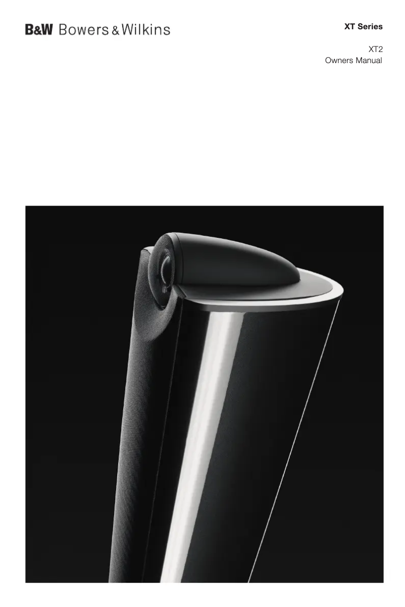 Page 1 de la notice Manuel utilisateur Bowers & Wilkins XT2
