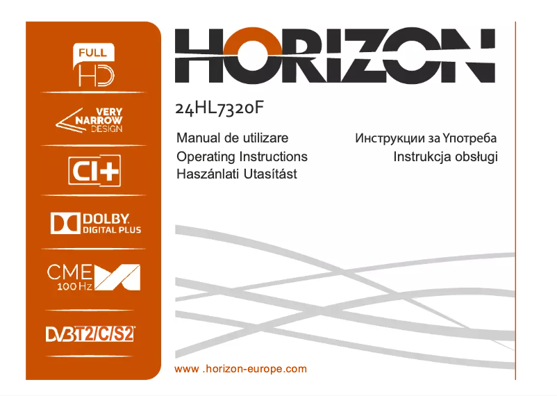 Page 1 de la notice Manuel utilisateur Horizon 24HL7320F