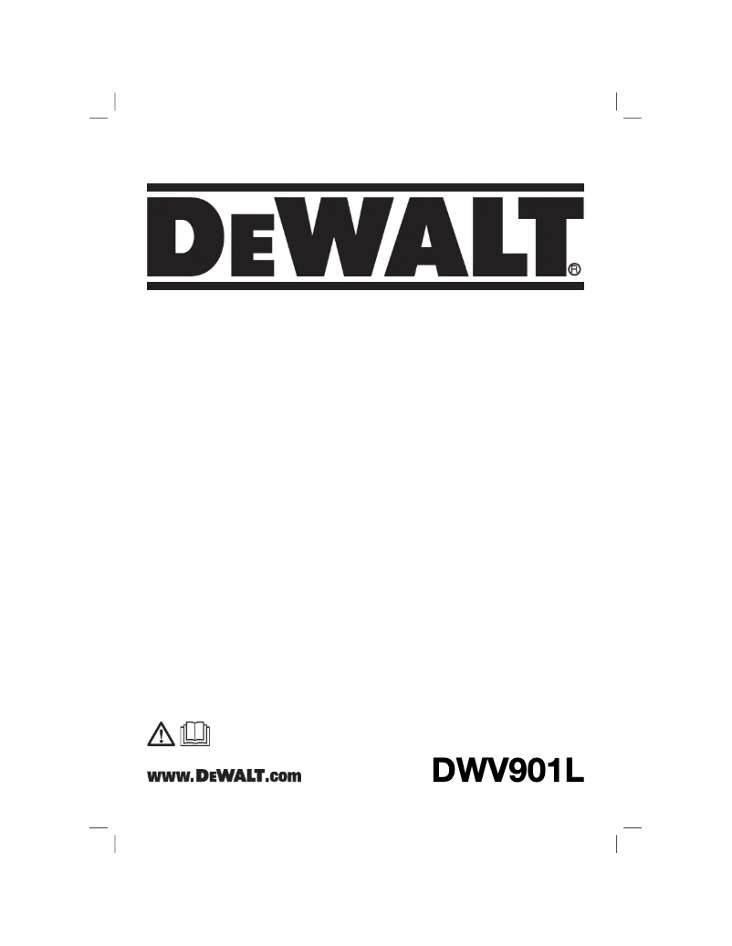 Page 1 of the manual User Manual DeWalt DWV901L