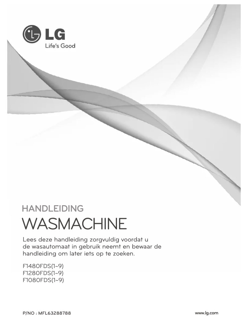 Page 1 de la notice Manuel utilisateur LG F1080FDS