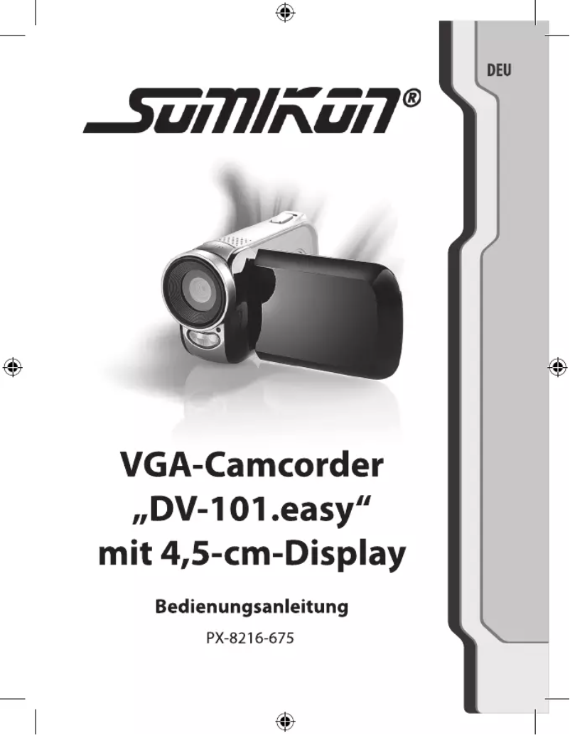 Page 1 of the manual User Manual Somikon DV-101.easy