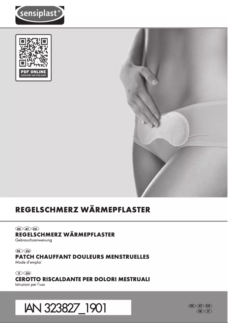 Page 1 de la notice Manuel utilisateur Sensiplast IAN 323827