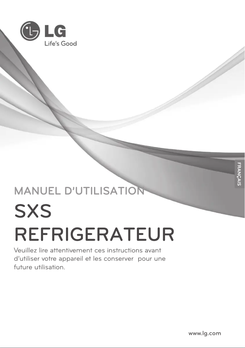 Page 1 de la notice Manuel utilisateur LG GS3159PVPV