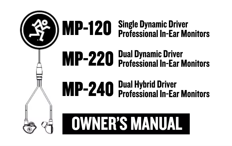 Page 1 de la notice Manuel utilisateur Mackie MP-240 BTA