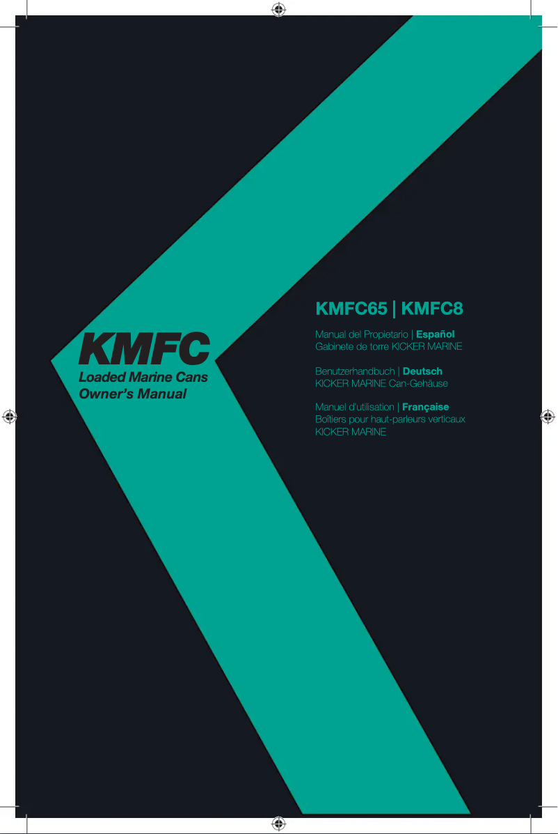 Page 1 de la notice Manuel utilisateur Kicker 46KMFC65