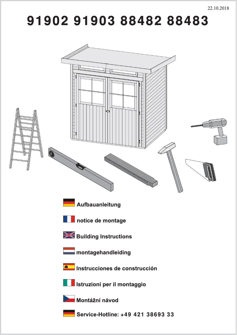 Page 1 de la notice Manuel utilisateur Karibu Rysum