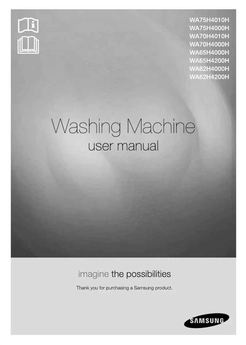 Página 1 del manual Manual de usuario Samsung WA62H4200HY