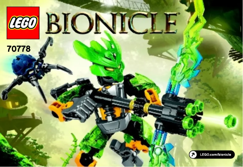 Page 1 de la notice Manuel utilisateur Lego Bionicle 70778