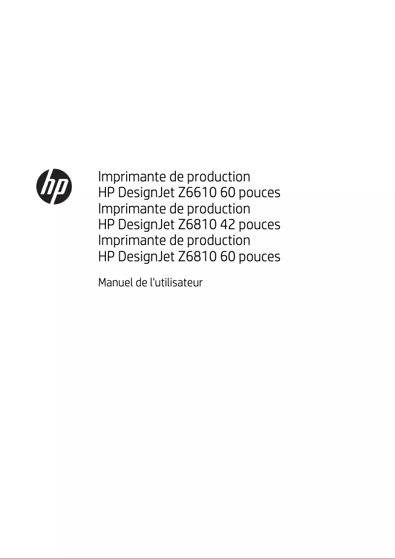 Página 1 del manual Manual de usuario HP DesignJet Z6810