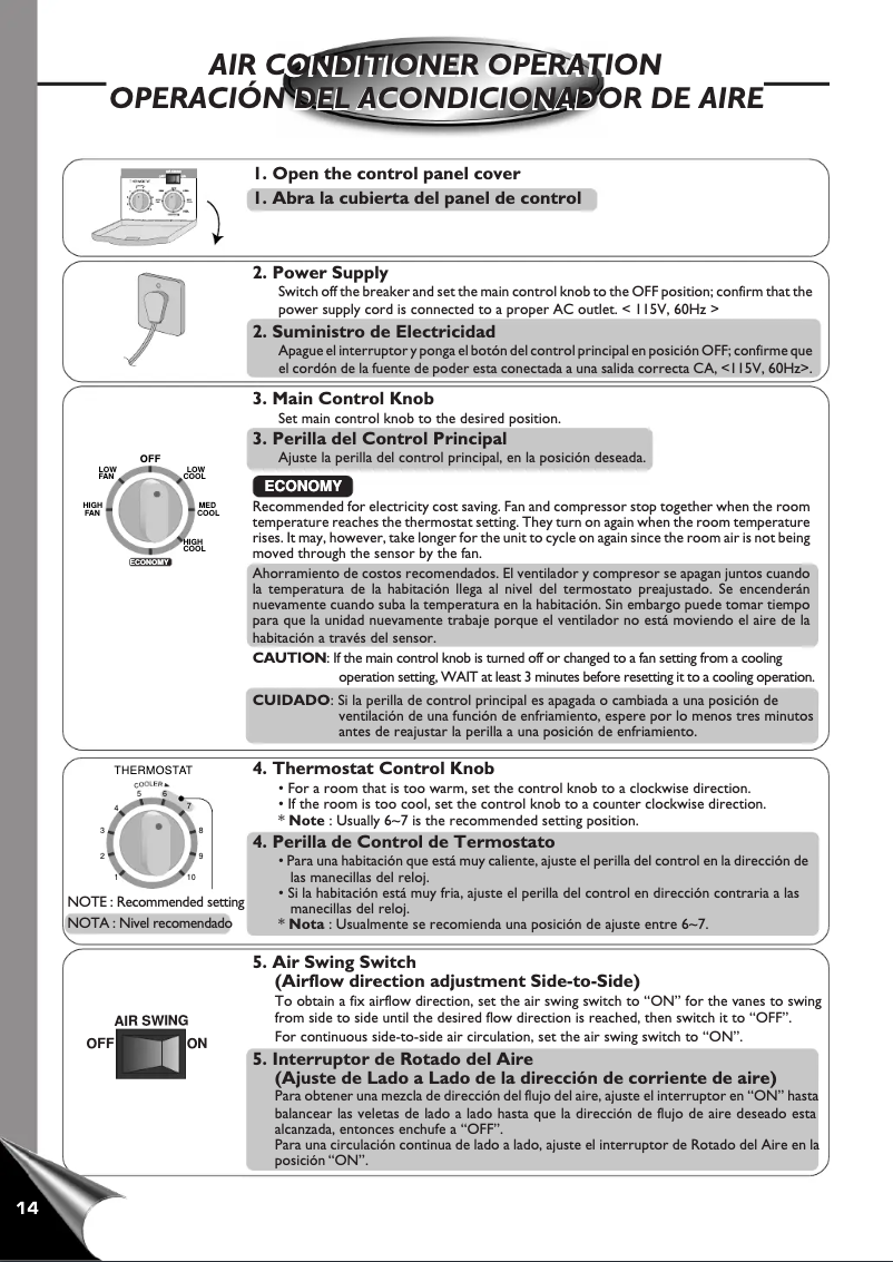 Page 1 de la notice Manuel utilisateur Panasonic CW-C100AU
