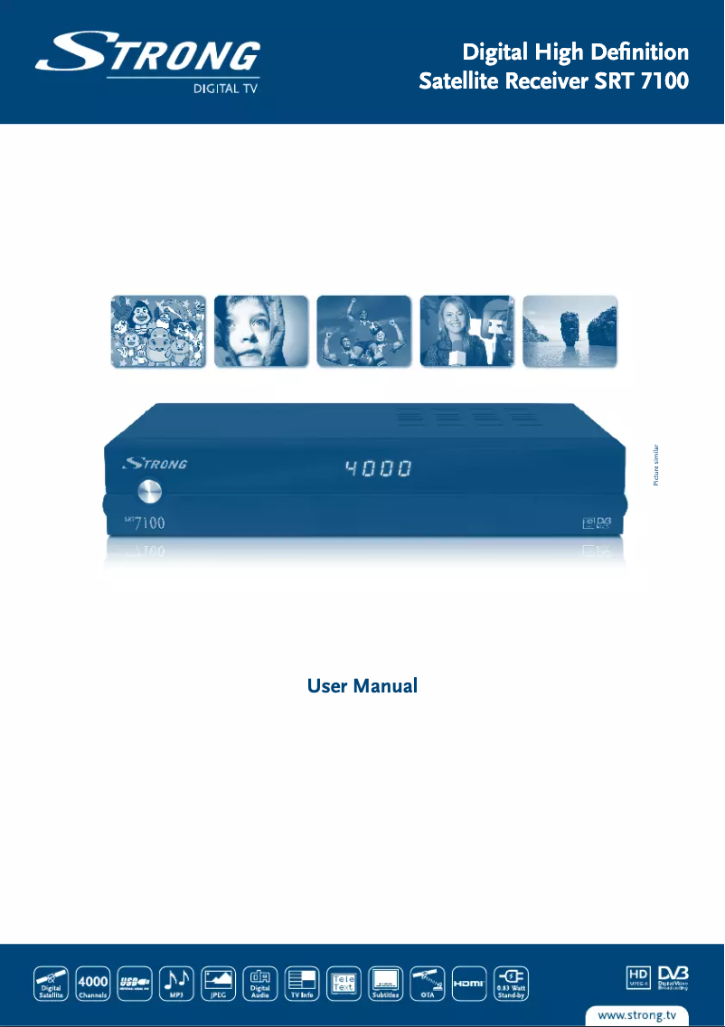 Page 1 de la notice Manuel utilisateur Strong SRT 7100
