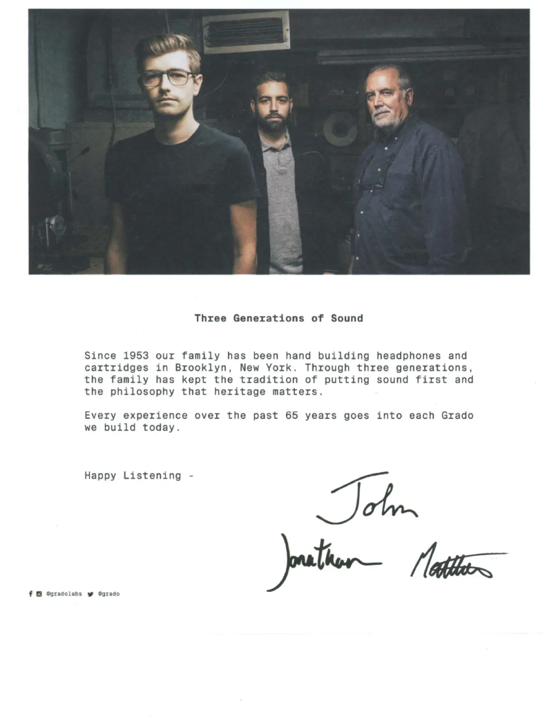 Page 1 de la notice Manuel utilisateur Grado RS1x