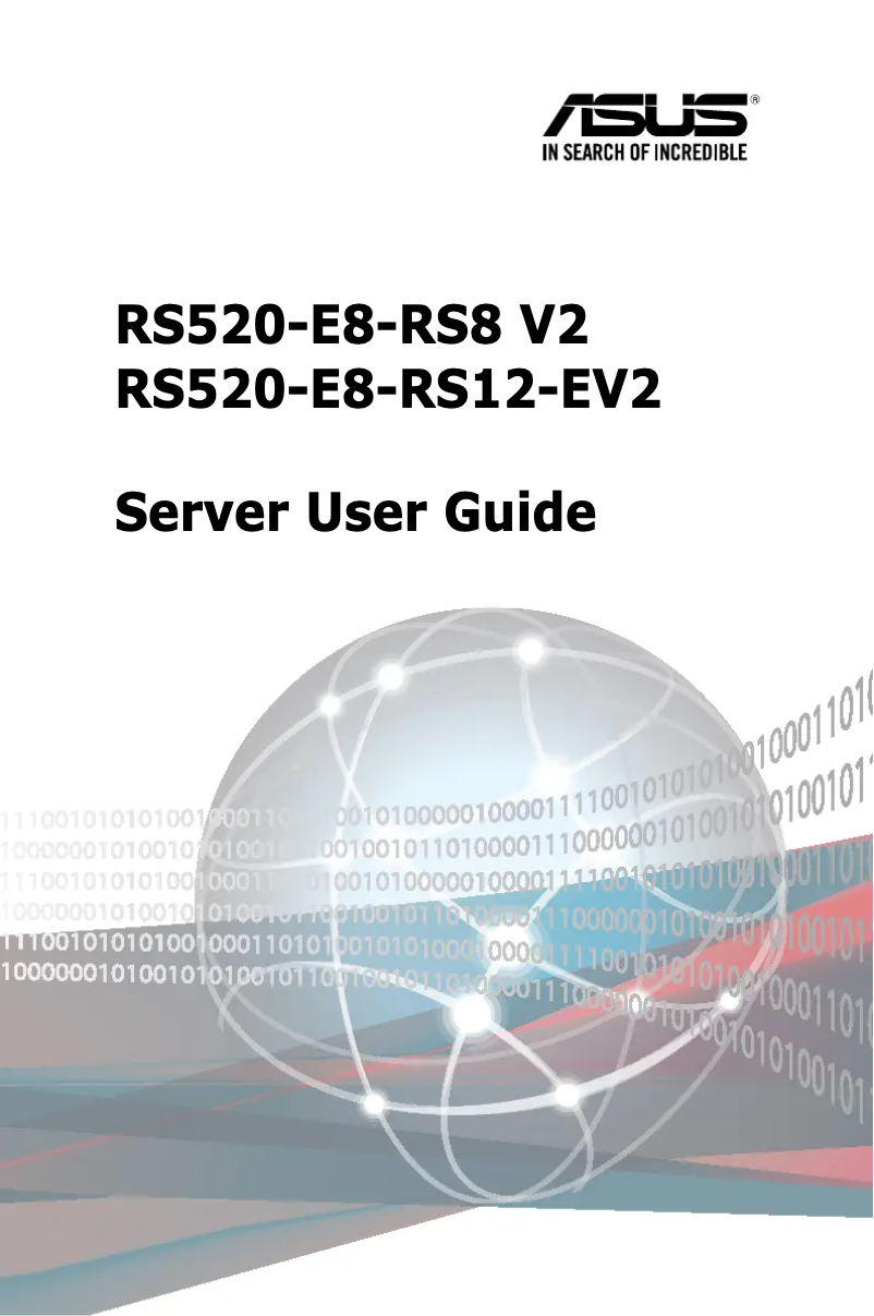 Page 1 de la notice Manuel utilisateur Asus RS520-E8-RS12-E V2