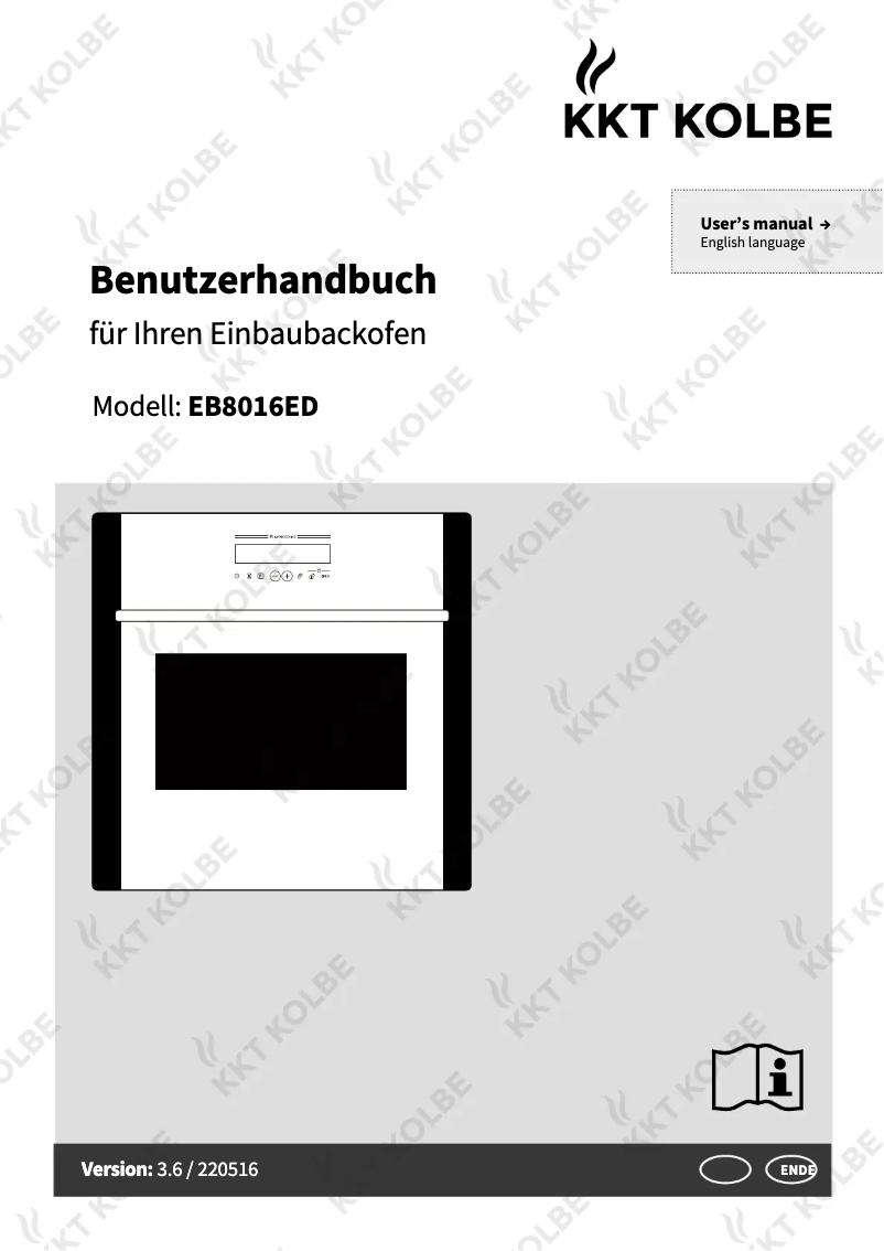 Page 1 de la notice Manuel utilisateur KKT Kolbe EB8016ED