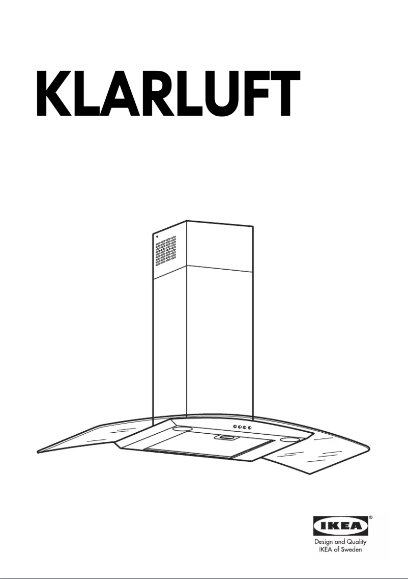 Page 1 de la notice Manuel utilisateur Ikea KLARLUFT