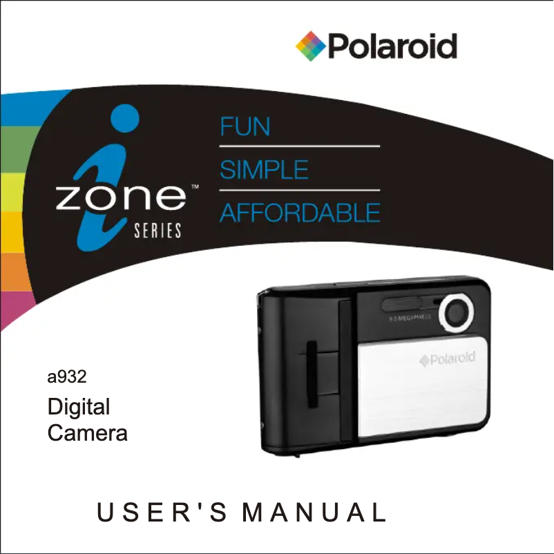 Página 1 del manual Manual de usuario Polaroid a932