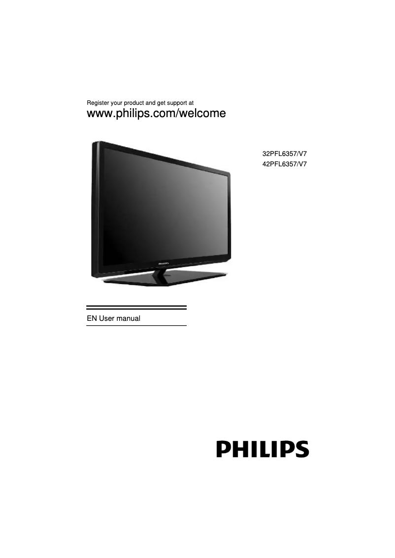 Page n°1 - Manuel utilisateur Philips 32PFL6357