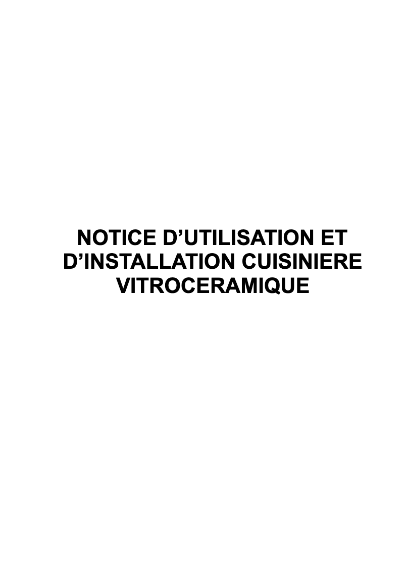 Page 1 de la notice Manuel utilisateur AYA ACV60W