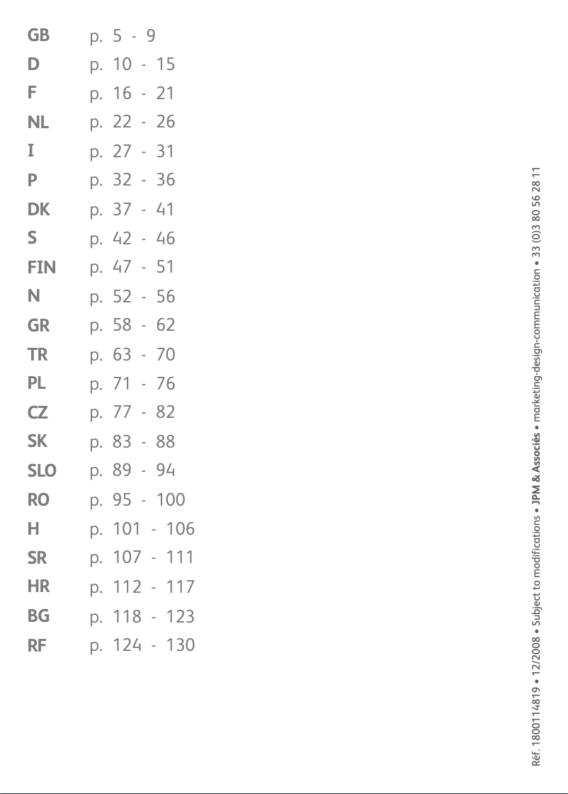 Page 1 de la notice Manuel utilisateur Tefal Express GV7150E0