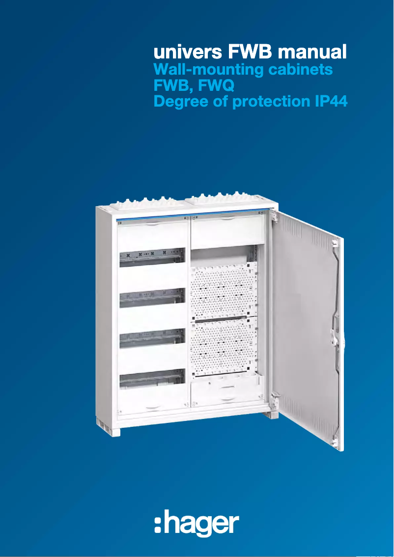 Page 1 de la notice Manuel utilisateur Hager FZ004NV