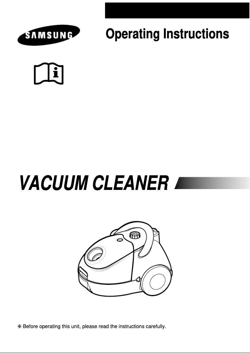 Page 1 de la notice Manuel utilisateur Samsung VC-5853