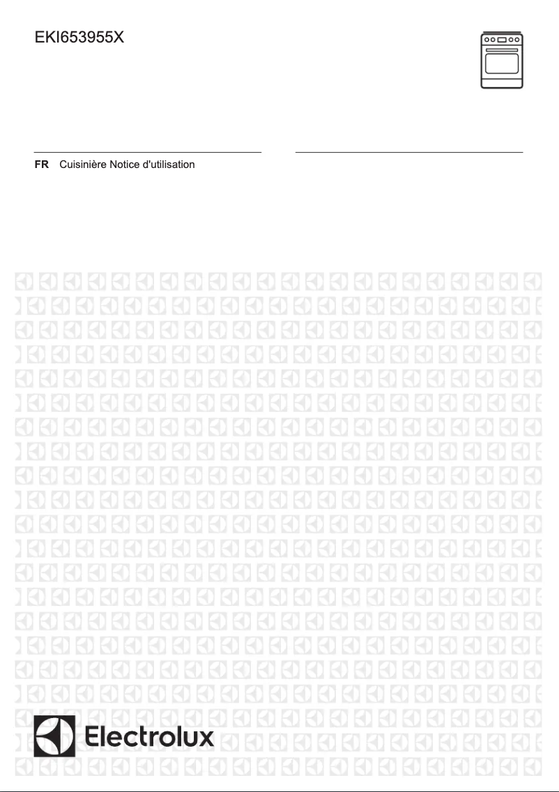 Page 1 de la notice Manuel utilisateur Electrolux EKI653955X