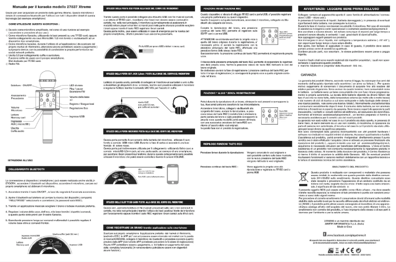 Page 1 de la notice Manuel utilisateur Xtreme Hollywood 27837PK